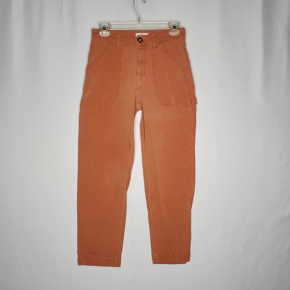 Marine Layer Pants Women 4 Maya Slim Crop Utility Carpenter